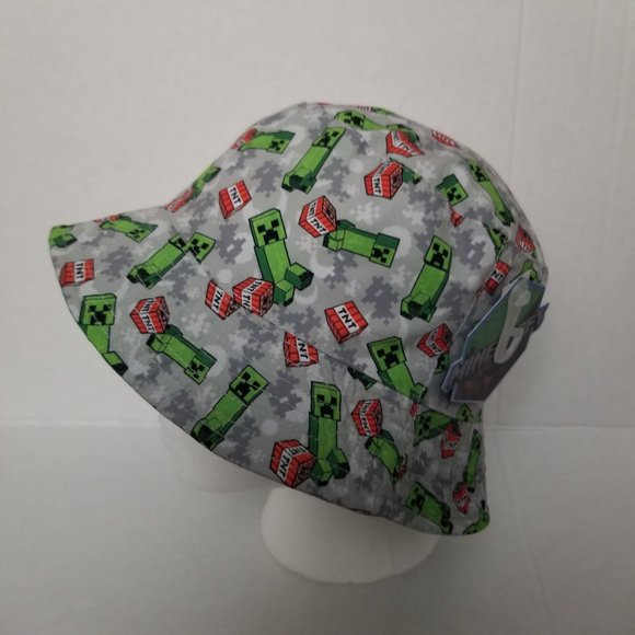 Kid's Minecraft Bucket Hat - Picture 2 of 6